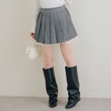 ストライプ | 【セットアップ対応】裾レースプリーツスカート | RMAF　NICE CLAUP / OLIVE des OLIVE