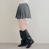 【セットアップ対応】裾レースプリーツスカート | RMAF　NICE CLAUP / OLIVE des OLIVE | 詳細画像4 