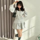 【セットアップ対応】レースバルーンミニスカート | RMAF　NICE CLAUP / OLIVE des OLIVE | 詳細画像11 