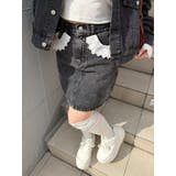 【セットアップ対応】前ポケットレース台形ミニスカート | NICE CLAUP / OLIVE des OLIVE OUTLET | 詳細画像5