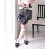 【セットアップ対応】前ポケットレース台形ミニスカート | NICE CLAUP / OLIVE des OLIVE OUTLET | 詳細画像2