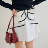 ホワイト系 | バックリボンモチーフミニスカート | RMAF　NICE CLAUP / OLIVE des OLIVE