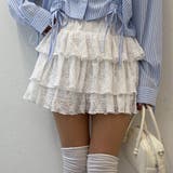 ティアードミニスカート | NICE CLAUP / OLIVE des OLIVE OUTLET | 詳細画像1