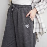 チャコール | 【セットアップ対応】ピグメント風スウェットパンツ | RMAF　NICE CLAUP / OLIVE des OLIVE