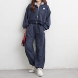 【セットアップ対応】ピグメント風スウェットパンツ | RMAF　NICE CLAUP / OLIVE des OLIVE | 詳細画像4 