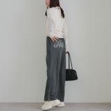 【セットアップ対応】バックロゴラインストーン付スウェットパンツ | RMAF　NICE CLAUP / OLIVE des OLIVE | 詳細画像8 