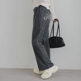 【セットアップ対応】バックロゴラインストーン付スウェットパンツ | RMAF　NICE CLAUP / OLIVE des OLIVE | 詳細画像4 