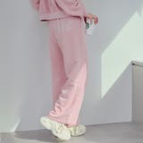 ピンク | 【セットアップ対応】バックロゴラインストーン付スウェットパンツ | RMAF　NICE CLAUP / OLIVE des OLIVE