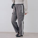 脇ライン入りカーゴパンツ | RMAF　NICE CLAUP / OLIVE des OLIVE | 詳細画像12 