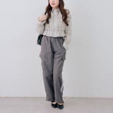 脇ライン入りカーゴパンツ | RMAF　NICE CLAUP / OLIVE des OLIVE | 詳細画像14 