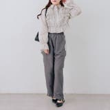 脇ライン入りカーゴパンツ | RMAF　NICE CLAUP / OLIVE des OLIVE | 詳細画像15 