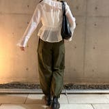 脇ライン入りカーゴパンツ | RMAF　NICE CLAUP / OLIVE des OLIVE | 詳細画像32 