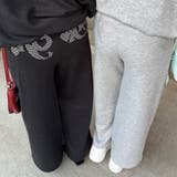 【セットアップ対応】キラキラスウェットパンツ | NICE CLAUP / OLIVE des OLIVE OUTLET | 詳細画像2