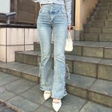 サイドレースアップセミフレアデニム | RMAF NICE CLAUP / OLIVE des OLIVE | 詳細画像6