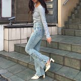 サイドレースアップセミフレアデニム | RMAF NICE CLAUP / OLIVE des OLIVE | 詳細画像14