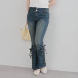 サイドレースアップセミフレアデニム | RMAF NICE CLAUP / OLIVE des OLIVE | 詳細画像24