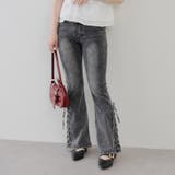 サイドレースアップセミフレアデニム | RMAF NICE CLAUP / OLIVE des OLIVE | 詳細画像33