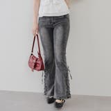 サイドレースアップセミフレアデニム | RMAF NICE CLAUP / OLIVE des OLIVE | 詳細画像34