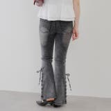 サイドレースアップセミフレアデニム | RMAF NICE CLAUP / OLIVE des OLIVE | 詳細画像37