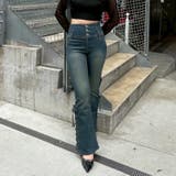 サイドレースアップセミフレアデニム | RMAF NICE CLAUP / OLIVE des OLIVE | 詳細画像2