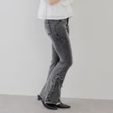 サイドレースアップセミフレアデニム | RMAF NICE CLAUP / OLIVE des OLIVE | 詳細画像38