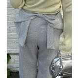 後ろ姿までかわいい！リボン付きバレルカットパンツ | NICE CLAUP / OLIVE des OLIVE　OUTLET | 詳細画像3 