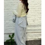 後ろ姿までかわいい！リボン付きバレルカットパンツ | NICE CLAUP / OLIVE des OLIVE　OUTLET | 詳細画像10 