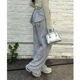 トップグレー | 後ろ姿までかわいい！リボン付きバレルカットパンツ | NICE CLAUP / OLIVE des OLIVE　OUTLET