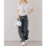 刺繍アソートデニムパンツ | NICE CLAUP / OLIVE des OLIVE　OUTLET | 詳細画像3 