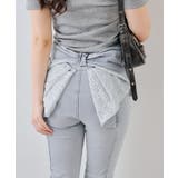 バックリボンレースフレアーパンツ | NICE CLAUP / OLIVE des OLIVE　OUTLET | 詳細画像8 