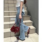 バックリボンレースフレアーパンツ | NICE CLAUP / OLIVE des OLIVE　OUTLET | 詳細画像23 