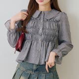 柄1 | シャーリング衿付ブラウス | RMAF　NICE CLAUP / OLIVE des OLIVE