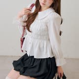 シャーリング衿付ブラウス | RMAF　NICE CLAUP / OLIVE des OLIVE | 詳細画像1 