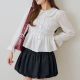 オフ | シャーリング衿付ブラウス | RMAF　NICE CLAUP / OLIVE des OLIVE