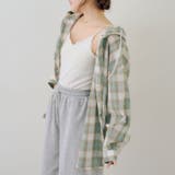 チェックフードレース付ブラウス | NICE CLAUP / OLIVE des OLIVE　OUTLET | 詳細画像12 