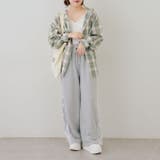 チェックフードレース付ブラウス | NICE CLAUP / OLIVE des OLIVE　OUTLET | 詳細画像14 