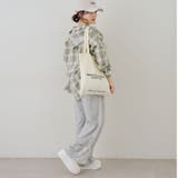 チェックフードレース付ブラウス | NICE CLAUP / OLIVE des OLIVE　OUTLET | 詳細画像17 