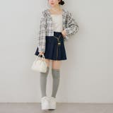 チェックフードレース付ブラウス | NICE CLAUP / OLIVE des OLIVE　OUTLET | 詳細画像24 