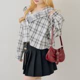 チェックフードレース付ブラウス | NICE CLAUP / OLIVE des OLIVE　OUTLET | 詳細画像30 