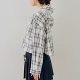 チェックフードレース付ブラウス | NICE CLAUP / OLIVE des OLIVE　OUTLET | 詳細画像55 