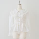 オフ | シャーリング衿付ブラウス | RMAF　NICE CLAUP / OLIVE des OLIVE