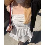 ドット | 【丈の長さを選べる】イレヘムキャミチュニック | NICE CLAUP / OLIVE des OLIVE　OUTLET