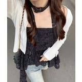 ブラック | 【丈の長さを選べる】イレヘムキャミチュニック | NICE CLAUP / OLIVE des OLIVE　OUTLET