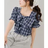 ネイビー | ビッグリボンブラウス | NICE CLAUP / OLIVE des OLIVE　OUTLET