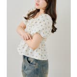 2WAYシャーリングパフ袖ブラウス | NICE CLAUP / OLIVE des OLIVE　OUTLET | 詳細画像3 