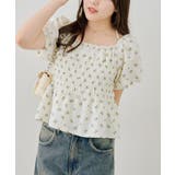 2WAYシャーリングパフ袖ブラウス | NICE CLAUP / OLIVE des OLIVE　OUTLET | 詳細画像5 