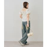 2WAYシャーリングパフ袖ブラウス | NICE CLAUP / OLIVE des OLIVE　OUTLET | 詳細画像7 