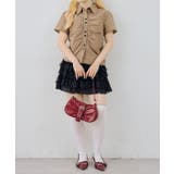 チェックシャーリングブラウス | NICE CLAUP / OLIVE des OLIVE　OUTLET | 詳細画像22 