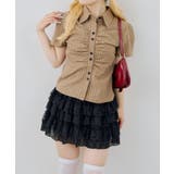 チェックシャーリングブラウス | NICE CLAUP / OLIVE des OLIVE　OUTLET | 詳細画像28 