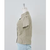 チェックシャーリングブラウス | NICE CLAUP / OLIVE des OLIVE　OUTLET | 詳細画像33 